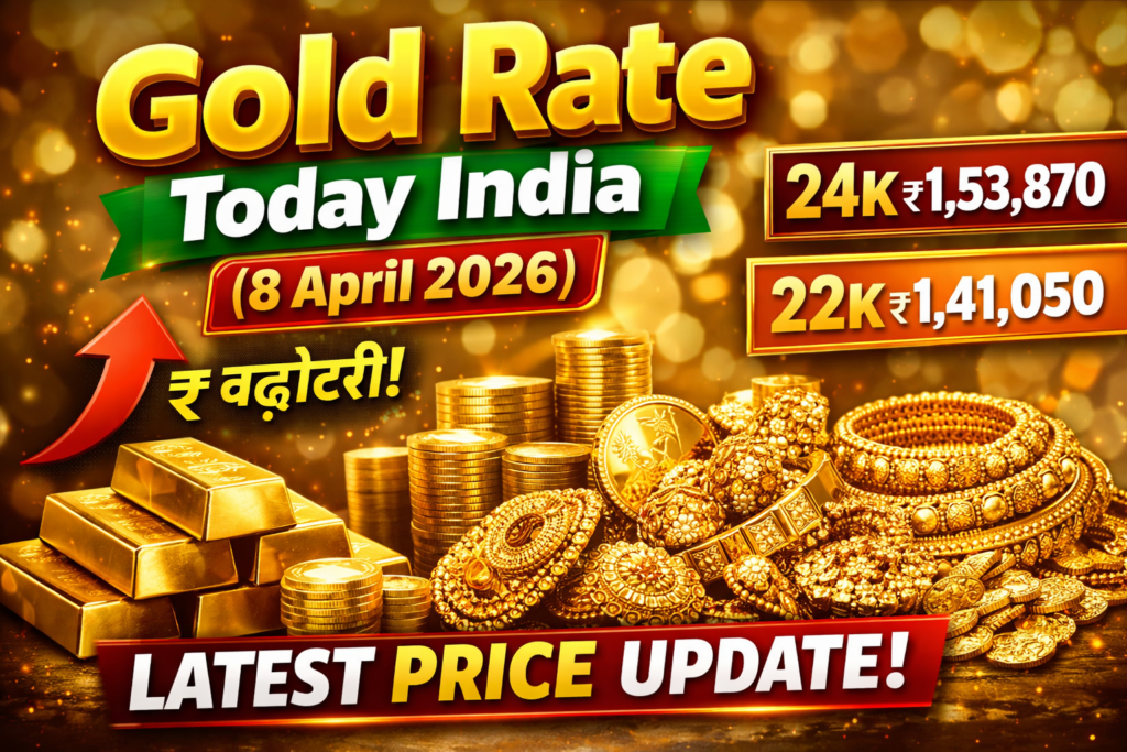 Gold Rate Today India (8 April 2026)